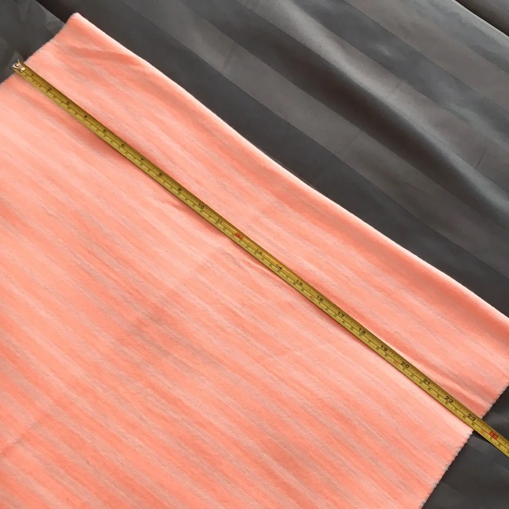 Nordstrom Scarf or Wrap Warm Peach Stripe